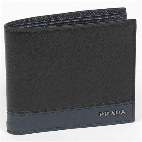 Prada men's wallet saffiano